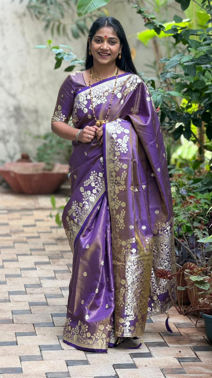 Glass Satin Saree
