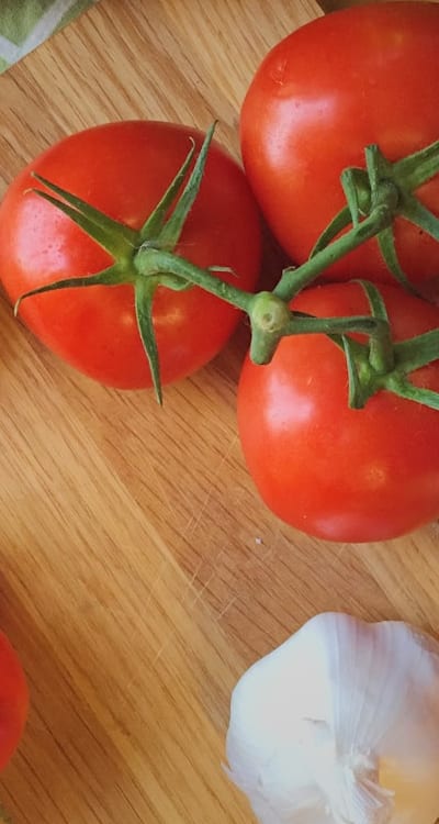 A close-up of bell pepper seeds being stored.
