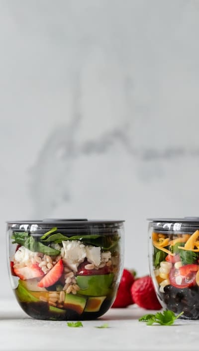 Fragrant flowers growing in containers