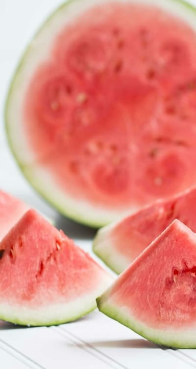 Ripe papaya with vibrant orange hue