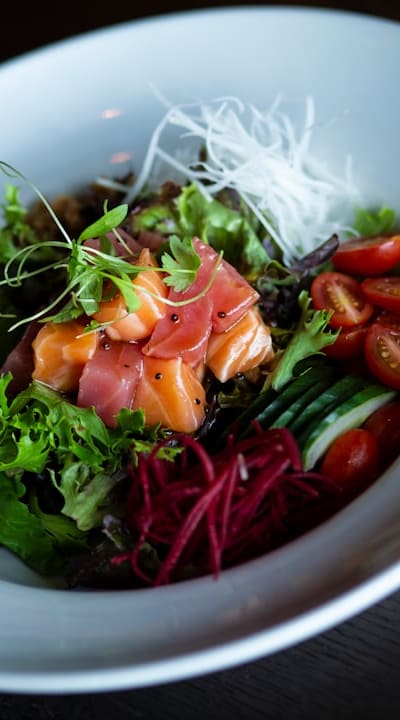 Healthy lettuce plants growing in the garden.