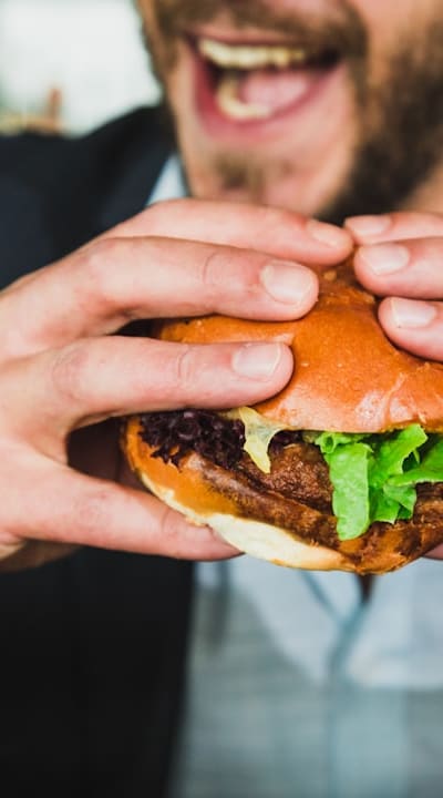 A variety of salad vegetables: Lettuce and Tomatoes.