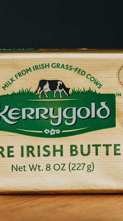 Lima beans, also known as butter beans, in a pod.