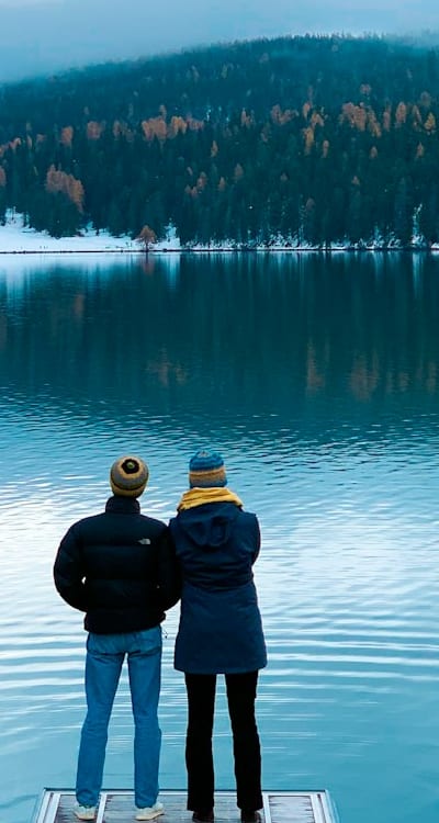 Smoothie with Swiss chard leaves and mixed berries