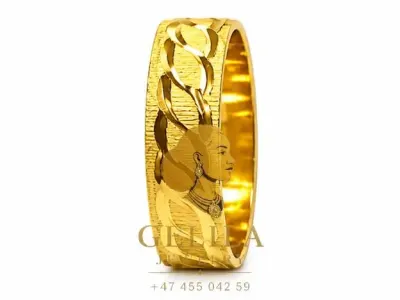 A beautifully handcrafted 21K gold wedding ring featuring an elegant polished finish and timeless design. Perfect for weddings, engagements, anniversaries, or everyday wear.