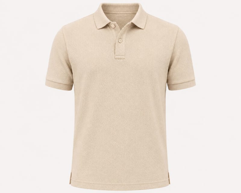 Ivory Beige Premium Polo T-Shirt
