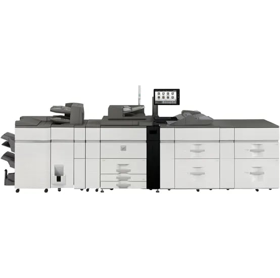 Sharp MX-M1206 – Imprimante multifonction A3 N&B, écran 15,4”, OCR & Cloud, Ultra haute capacité