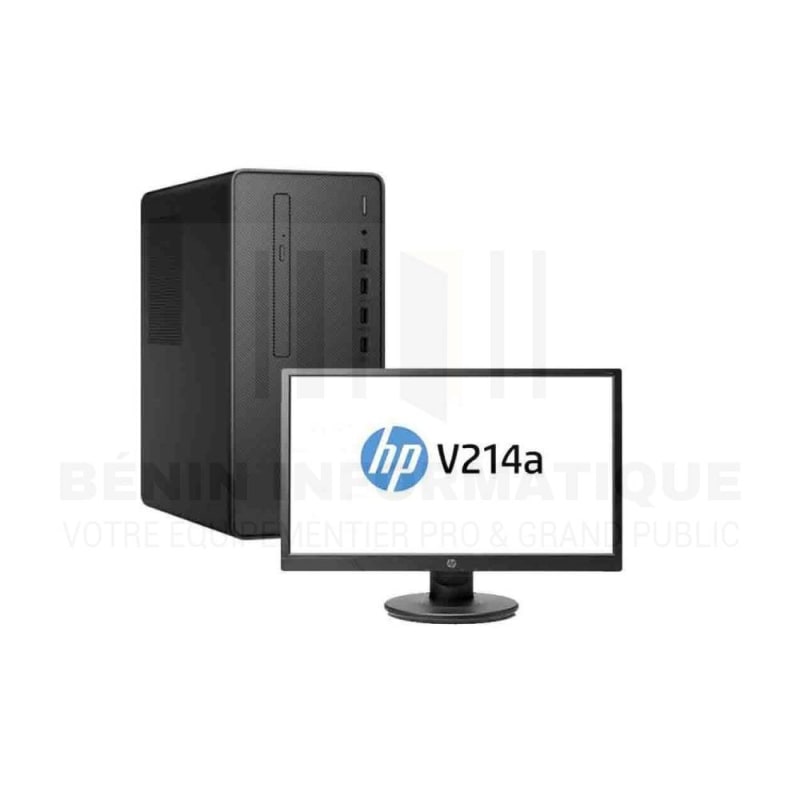 HP Pro 300 G3 MT Intel core i3 9è Génération 4Go / 1To, Écran 21 Pouces