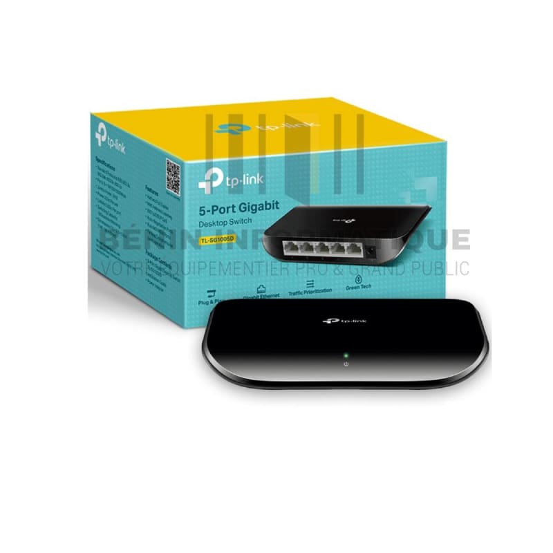 Switch TP-Link 5 Ports Gigabit TL-SG1005D – 10/100/1000M