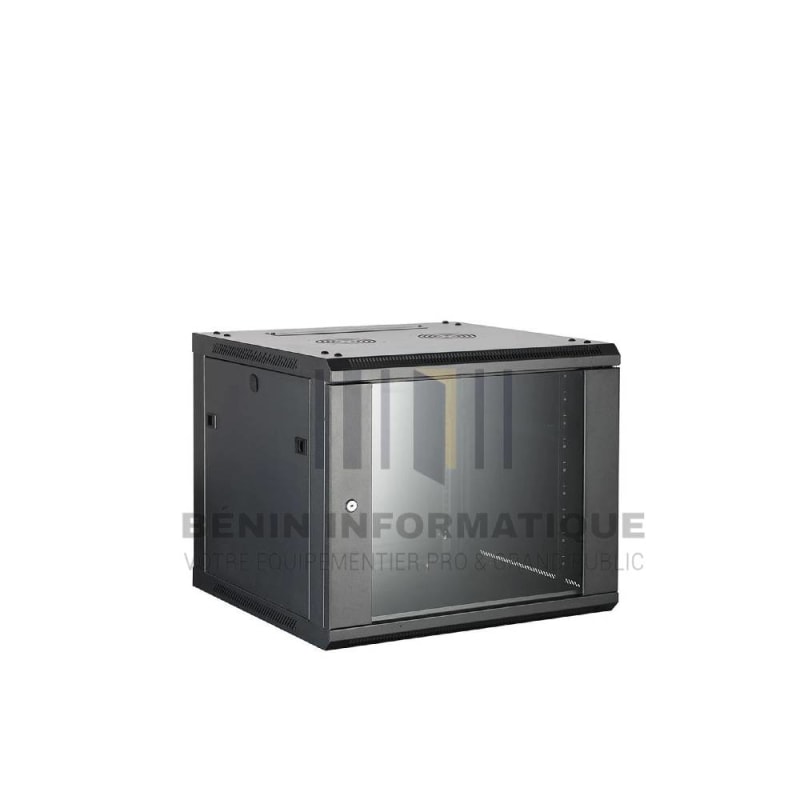 Coffret Informatique Mural 9U 19'' : Sécurisez et Optimisez Votre Installation Réseau