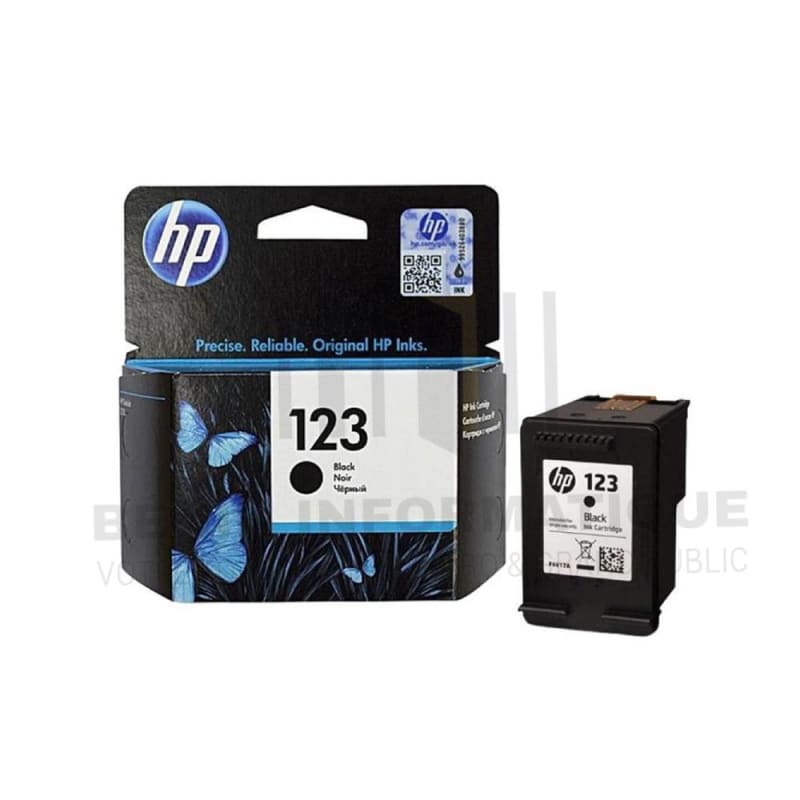 Cartouche d’Encre HP 123 Authentique – Qualité et Fiabilité HP pour des Impressions Parfaites