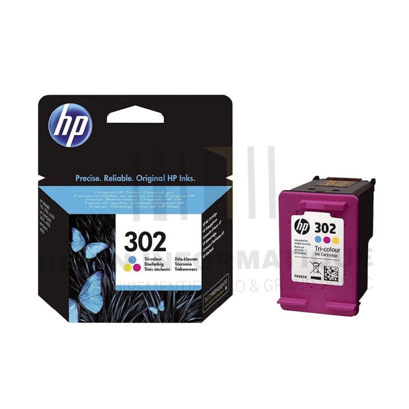 Cartouche HP 302 Noir et Couleur