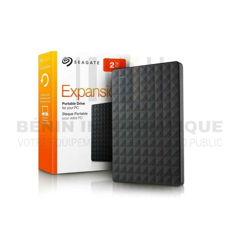 Disque Dur Externe SEAGATE 2To – Grande Capacité, Mobilité Illimitée