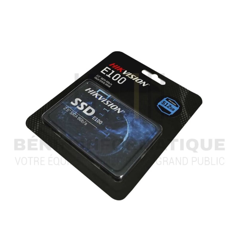 Disque Dur SSD 512Go HIK VISION E100 2.5″ SATA 6Go/s –  Fiabilité pour un Stockage Optimisé