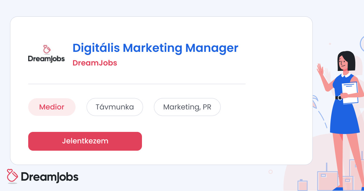 Digitális Marketing Manager DreamJobs
