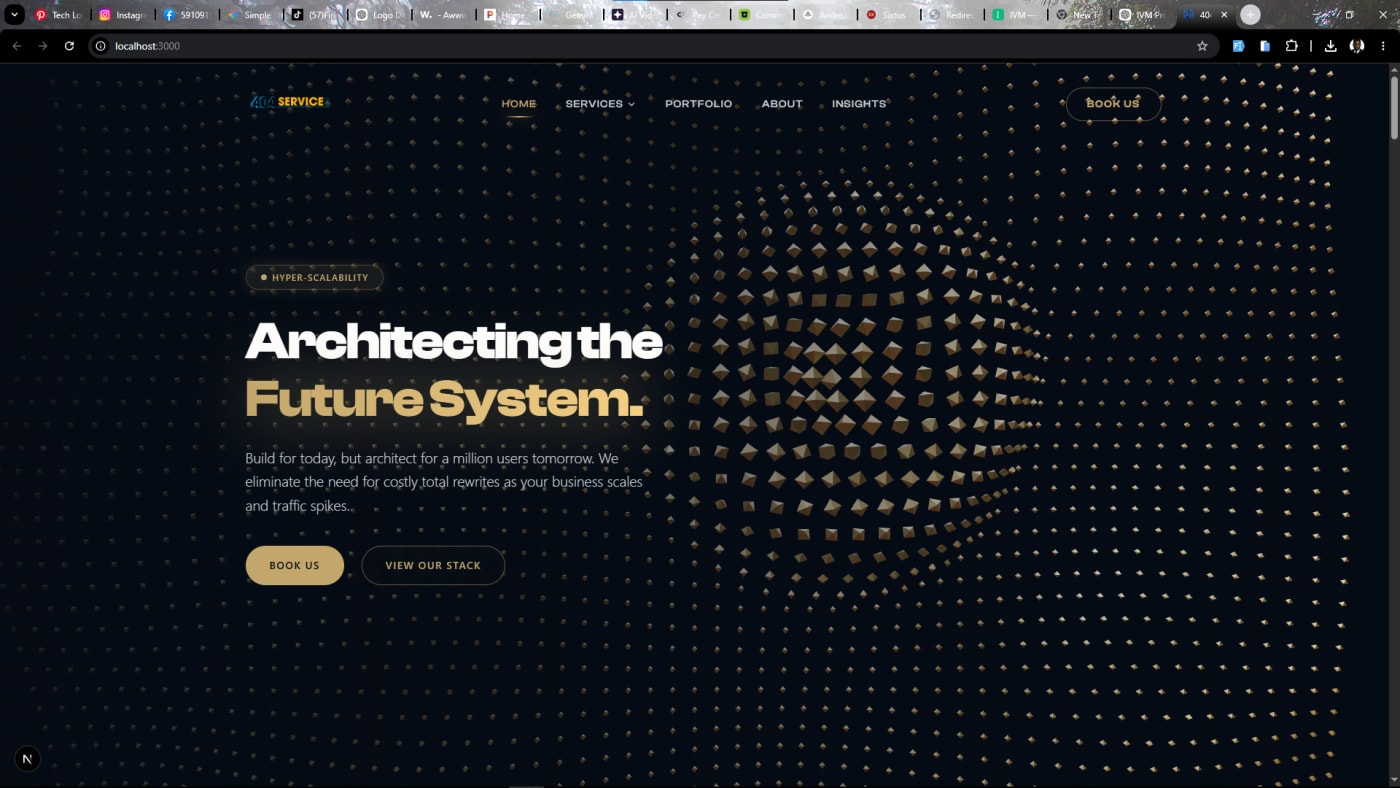 404Servives — Software Development Agency Platform screenshot