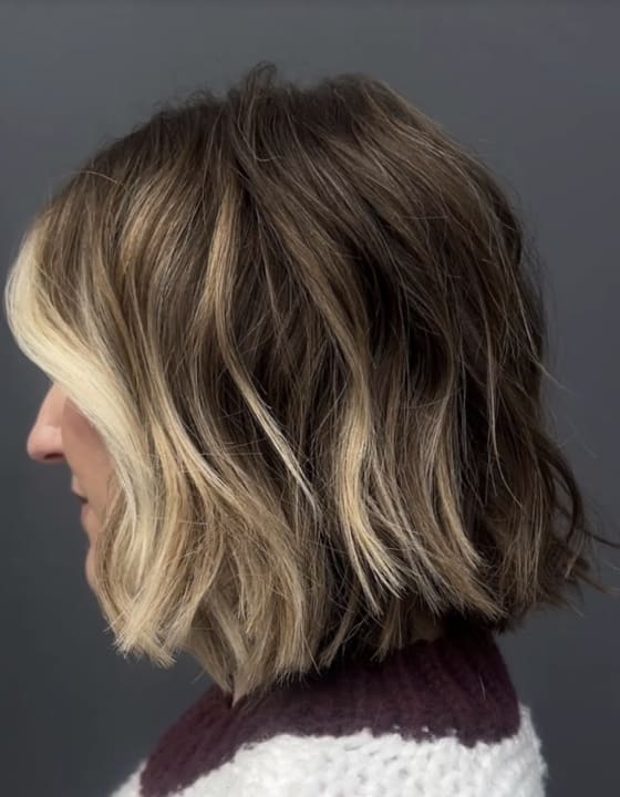 Dimensional color bob Salon Osso Austin