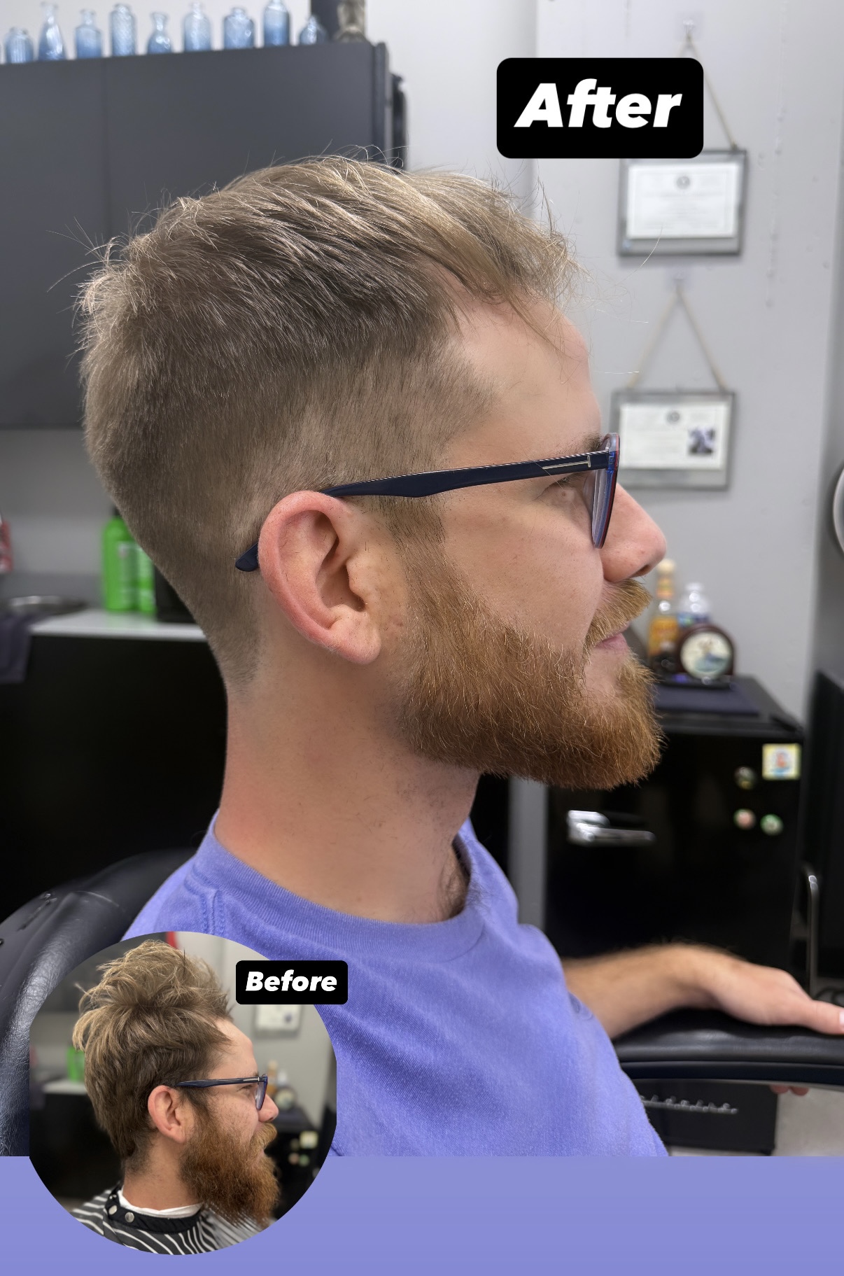 Men's haircut correction Austin Texas Cuts By Lulu