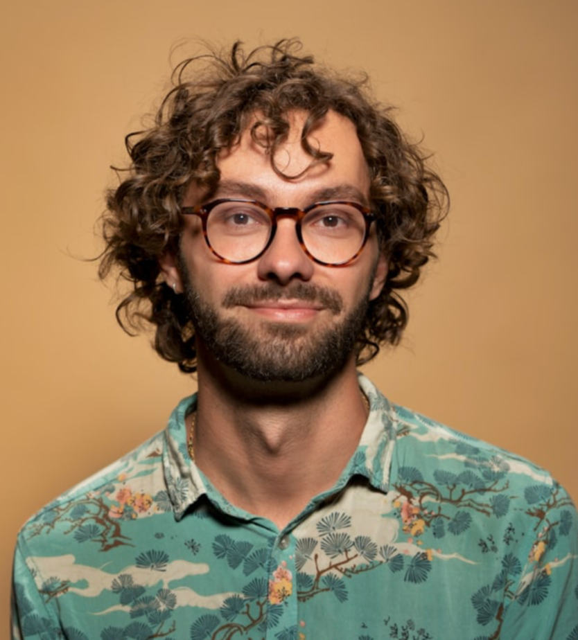 Men's texture perm result, styled finish