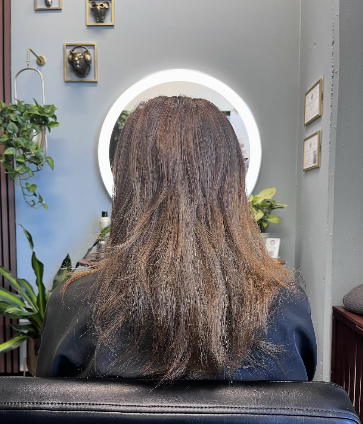 Before K-Tip extensions, Bleach Black Studio