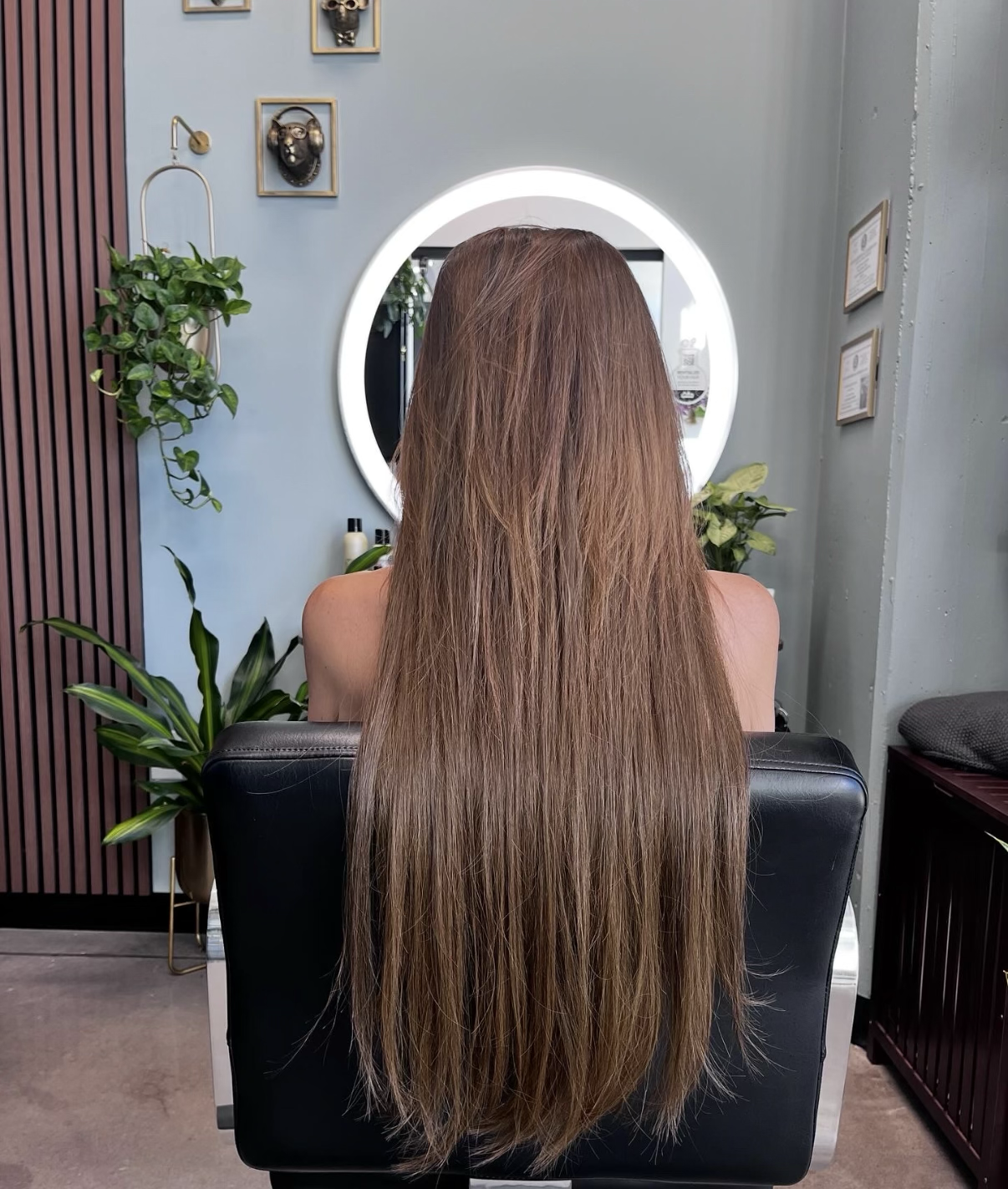 After K-Tip extensions, Bleach Black Studio
