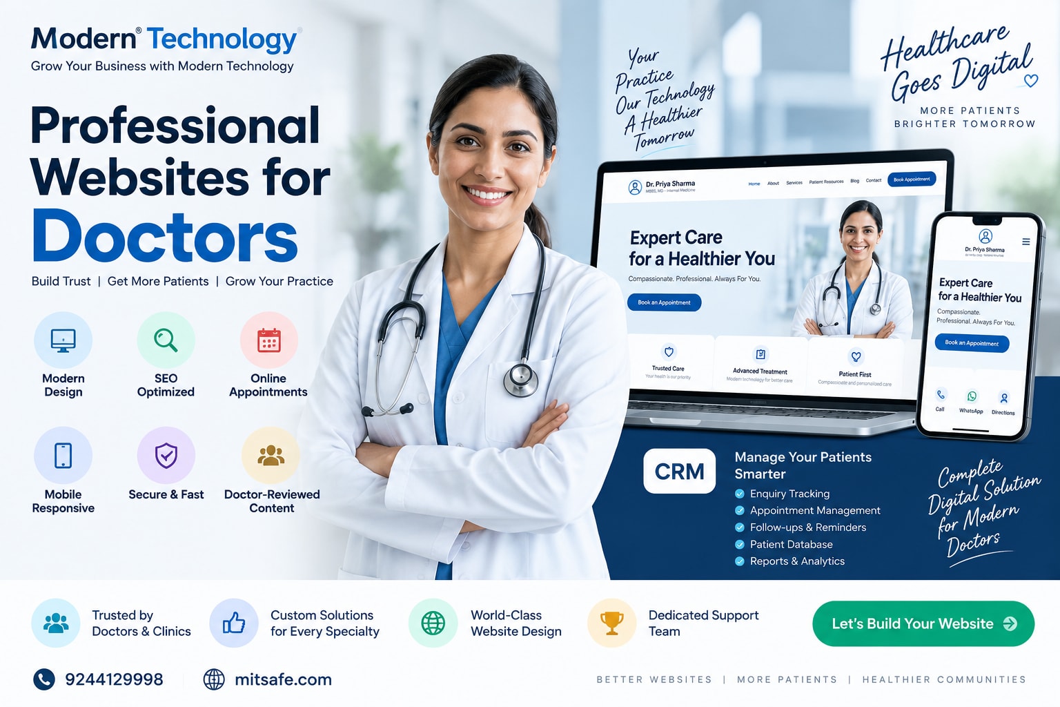 Best Website Designer for Doctors | Healthcare Web Design