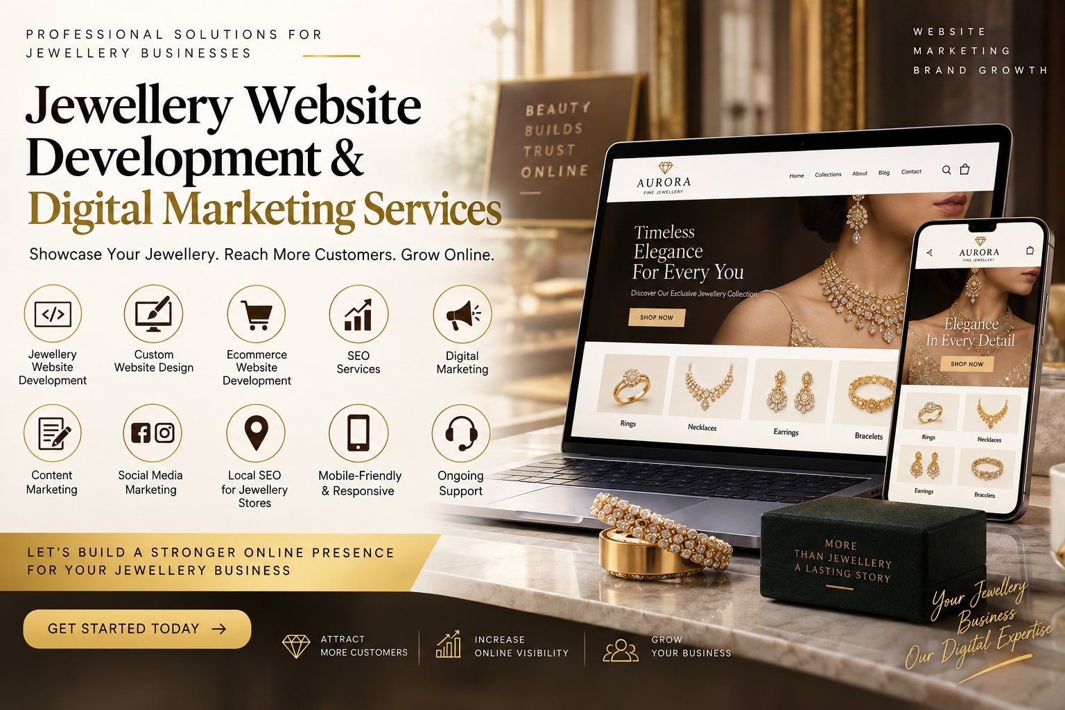 Jewellery Website Development: Grow Your Business Online