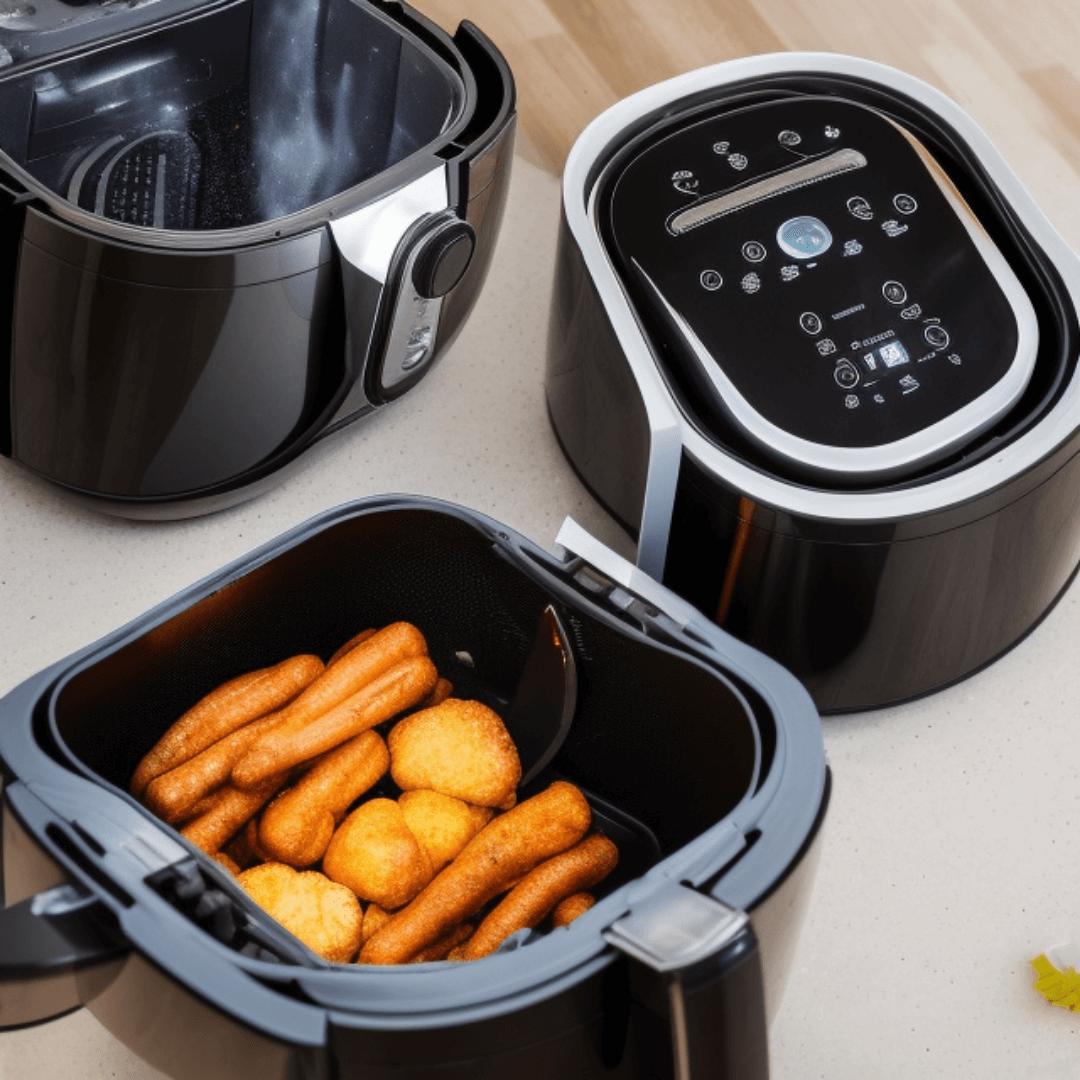 Which materials do We need when cleaning a air fryer