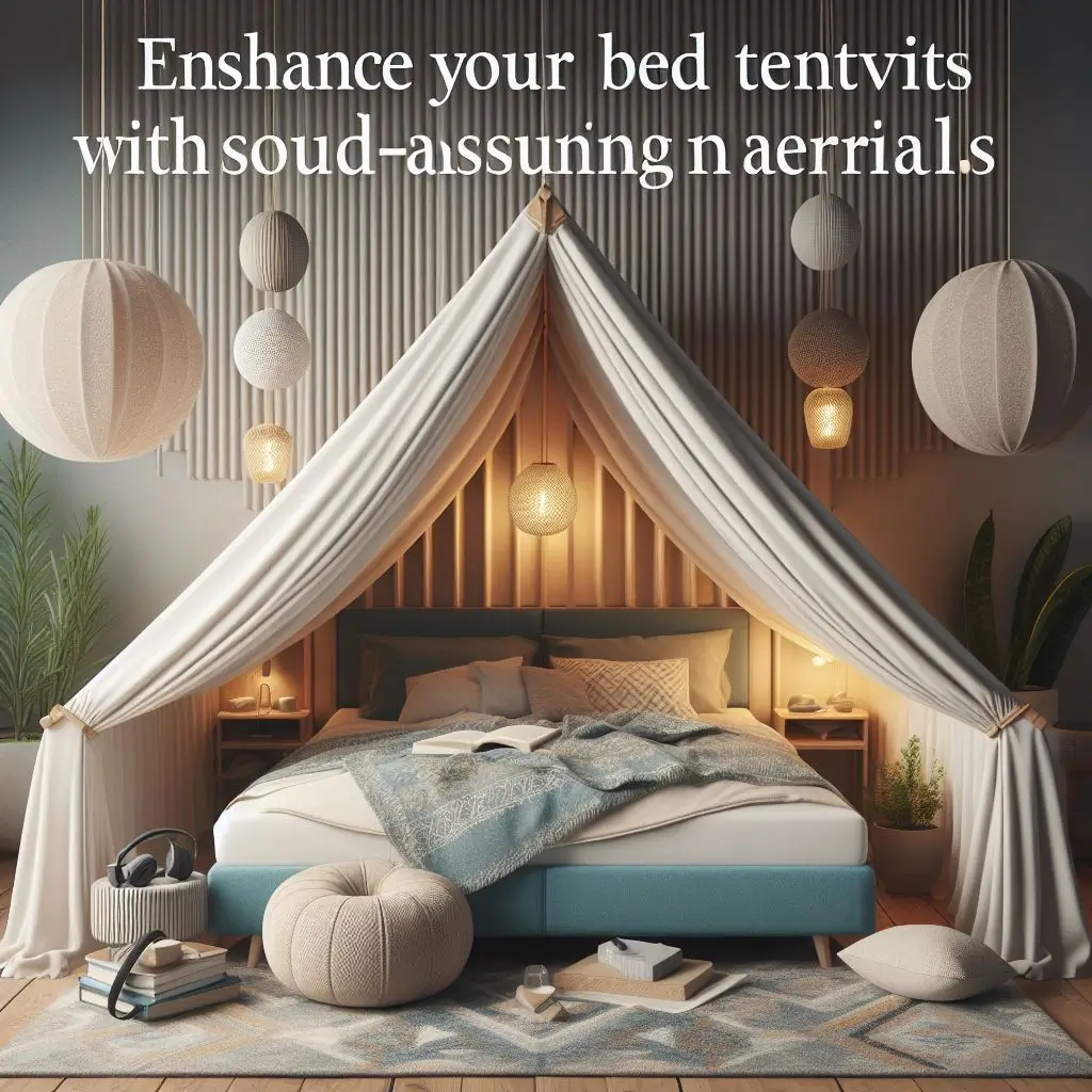 Add Sound-Absorbing Materials to the Bed Tent