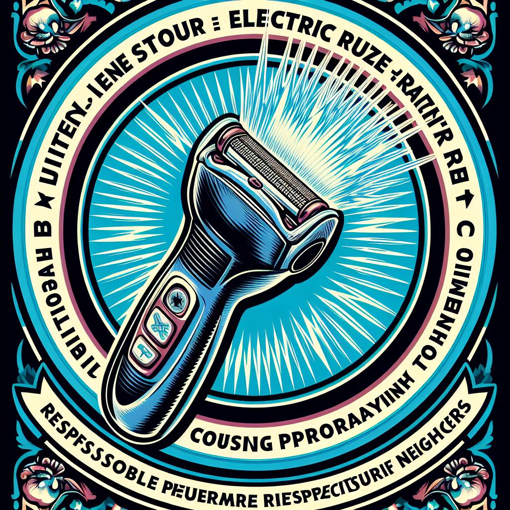 An illustration depicting the Electric Razor Racket emitting a continuous high-frequency buzz.