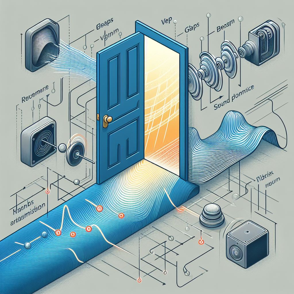 Visualize how sound travels through doors and discover the key factors influencing noise transmission in your living space.