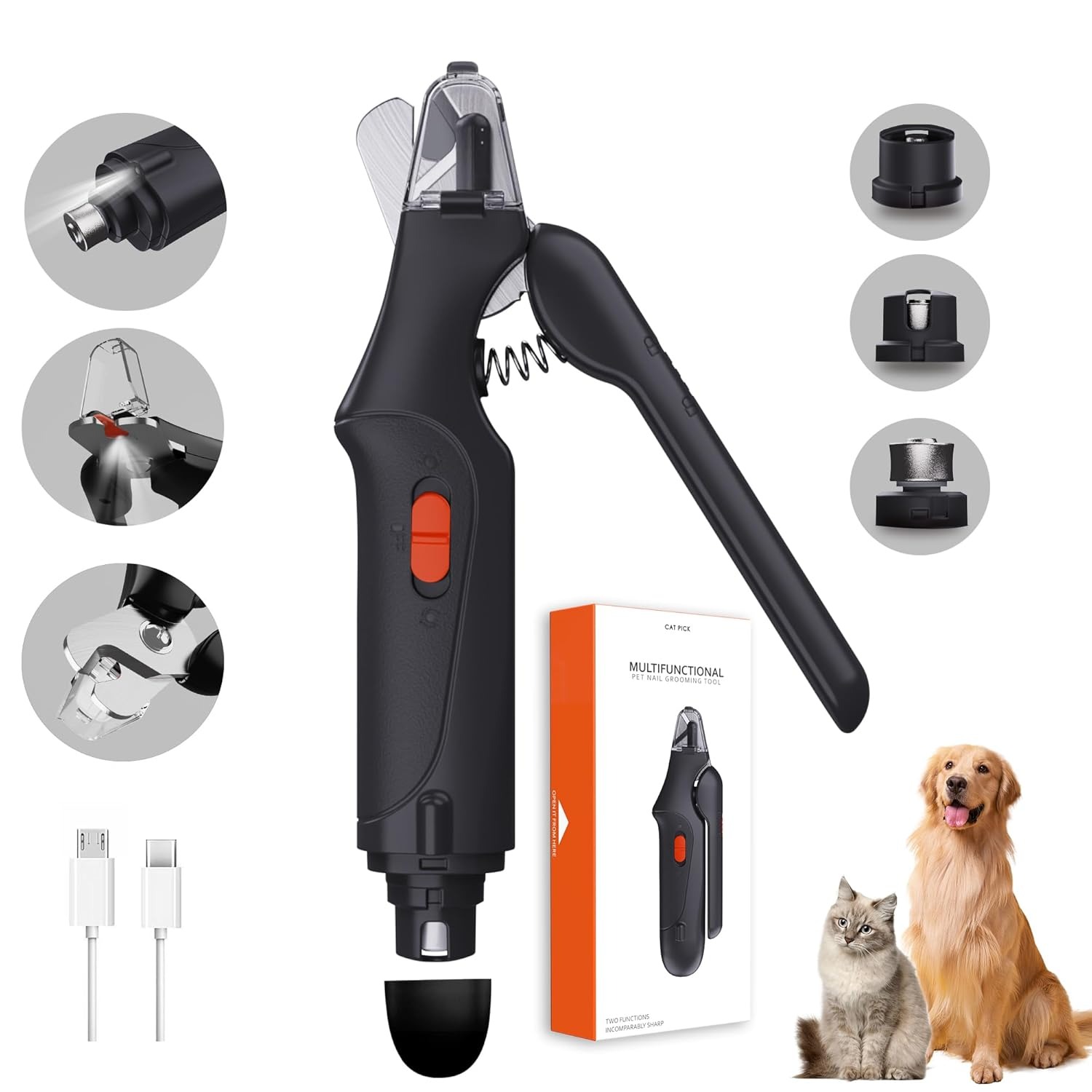 Catpick 2-in-1 Dog Nail Grinder