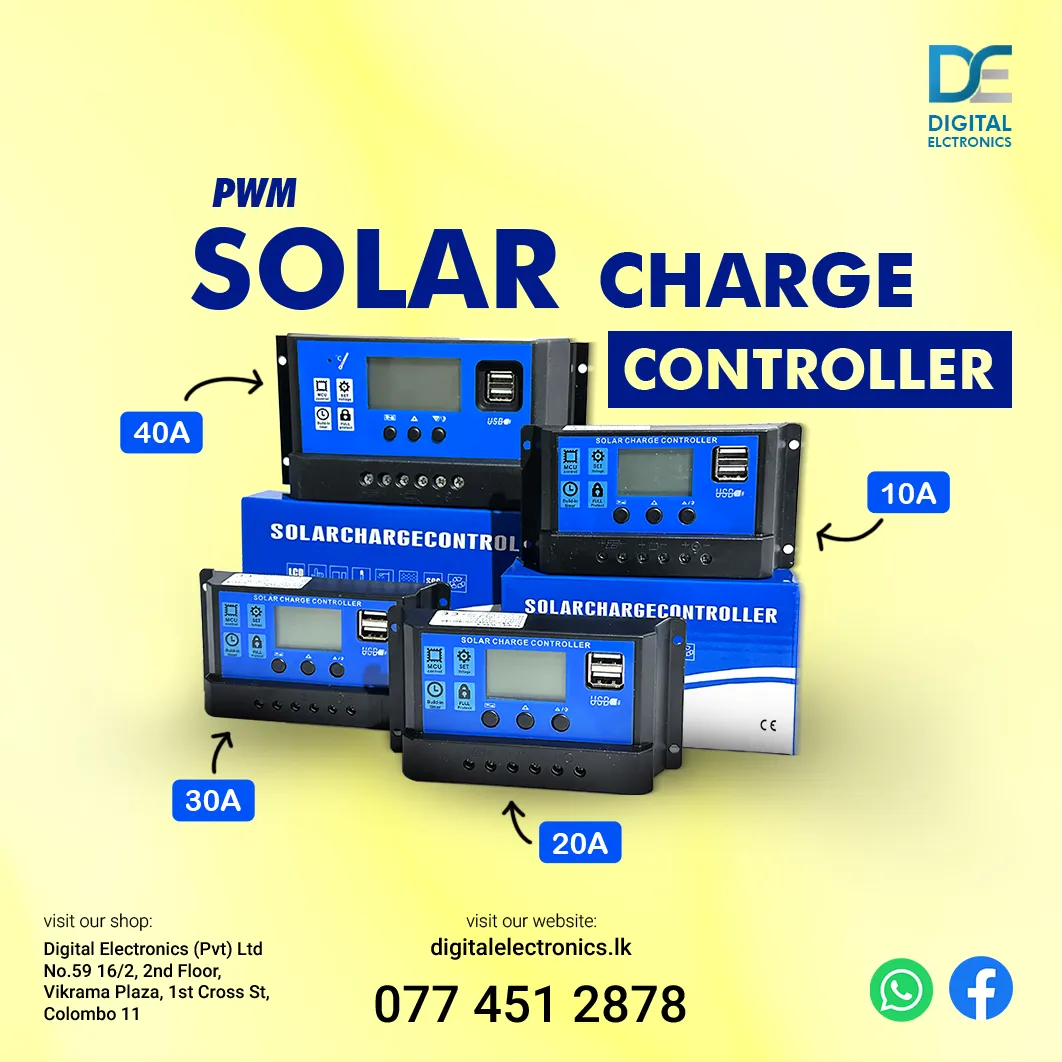 PWM Solar Charge Controller - Product Marketing Post