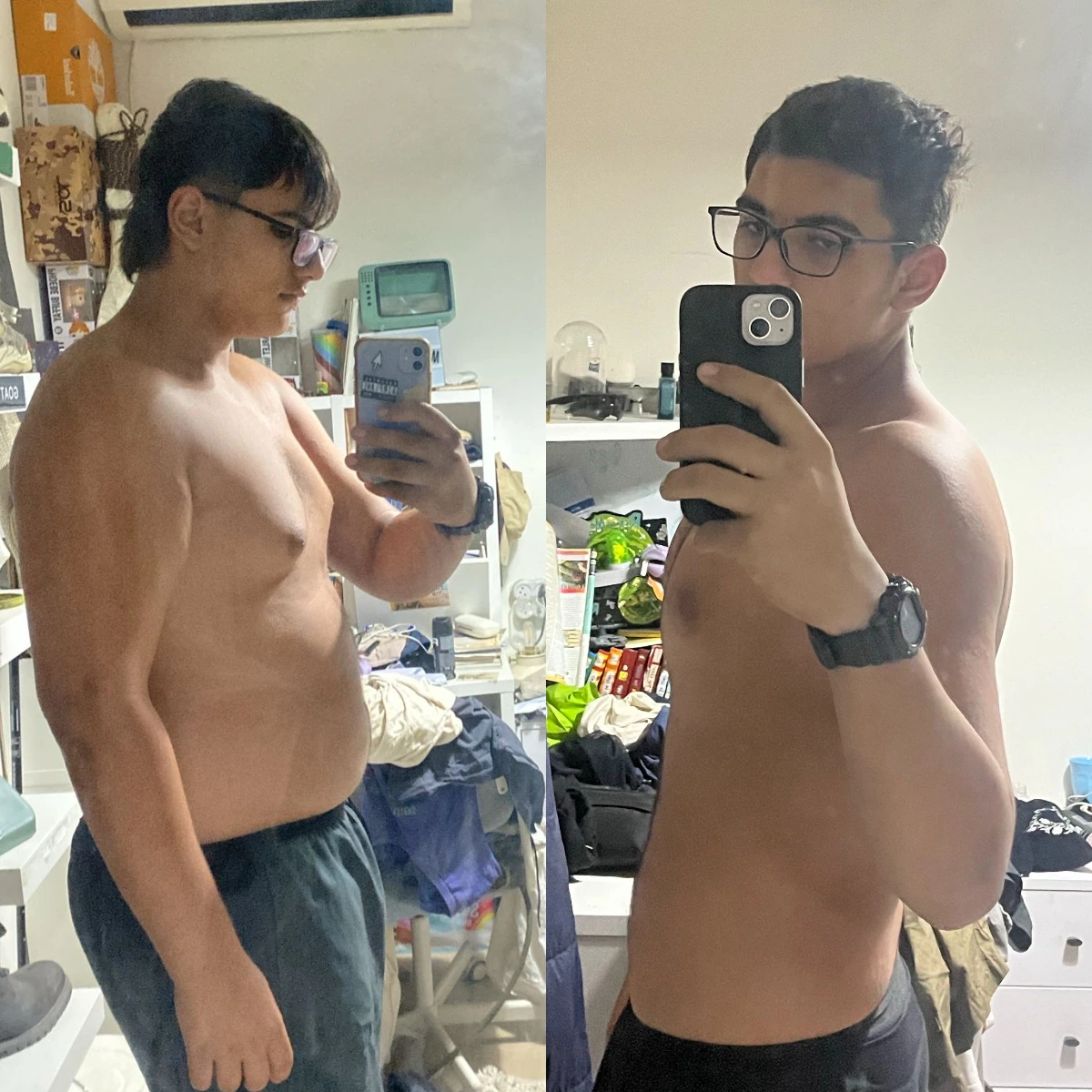 תמונת לפני ואחרי של אריאל