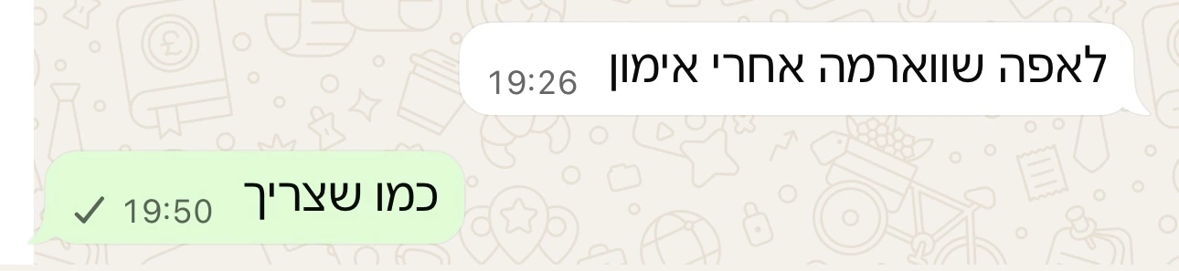 הודעת ווטסאפ 13