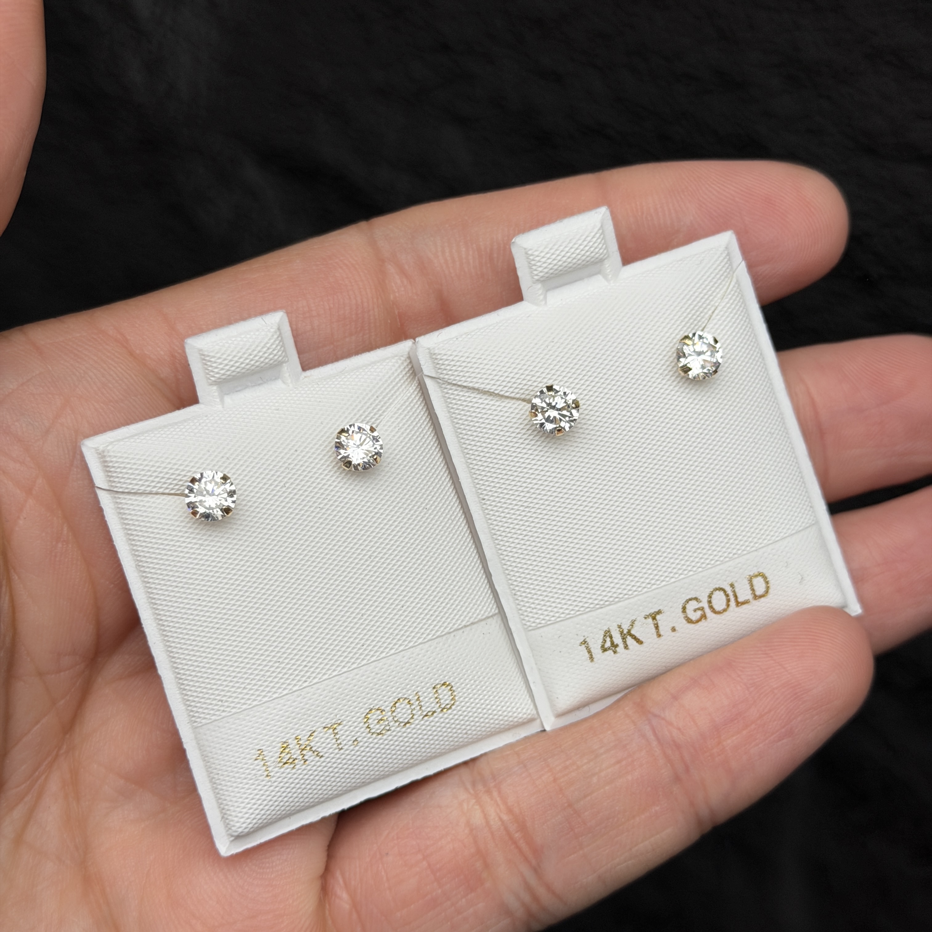 Arete 5MM oro 14K