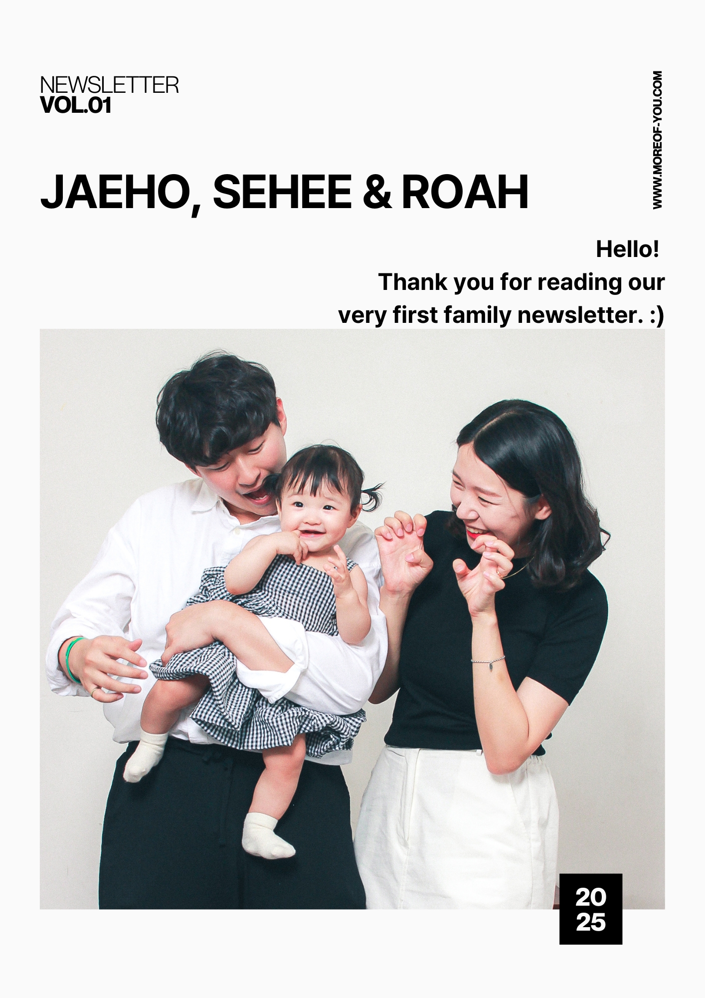[English] Joshua's Newsletter Vol.1
