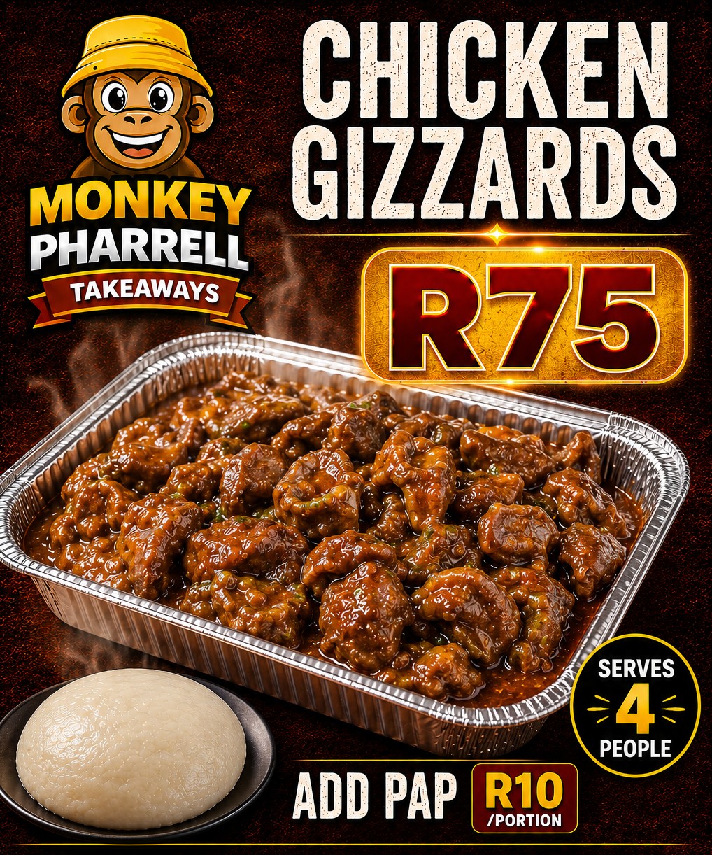 Chicken Gizzards (serves 4)