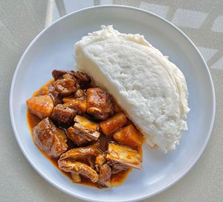 Pap and beef