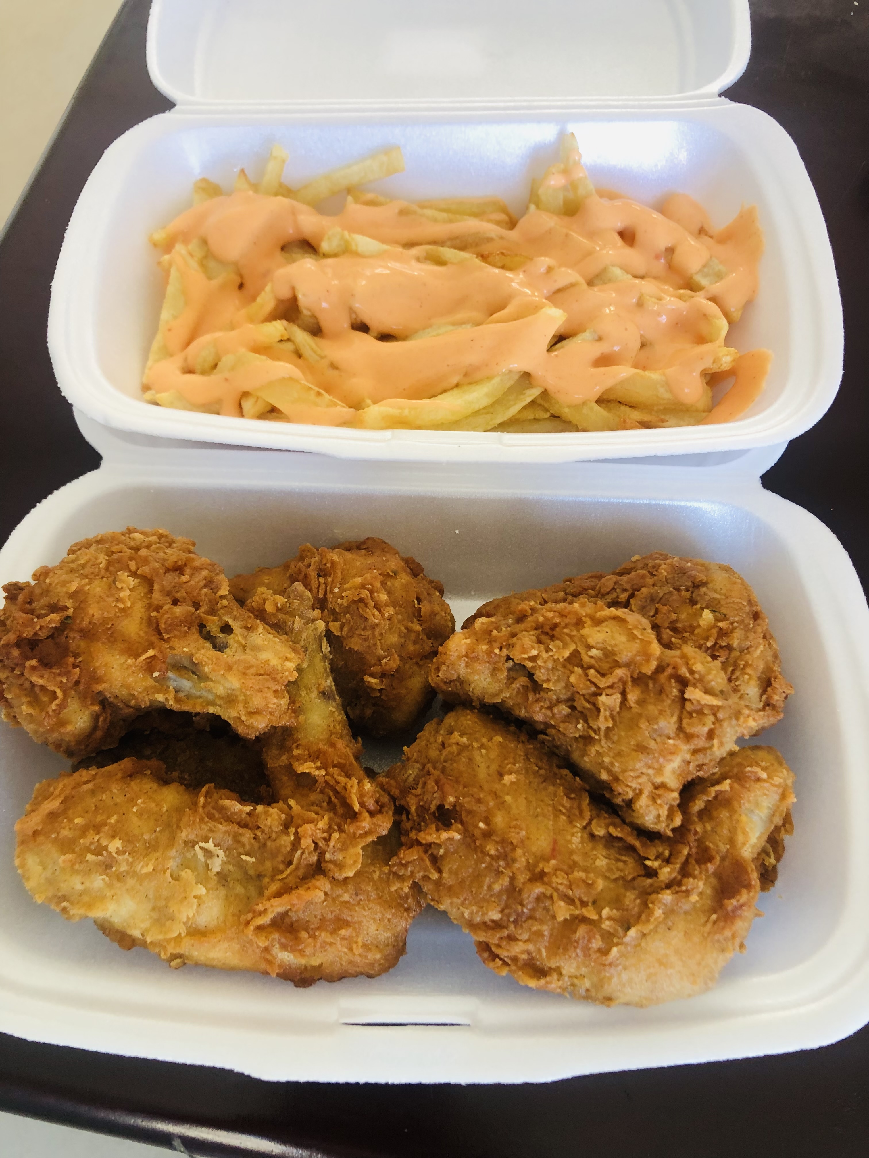 12 Wings & Large Chips