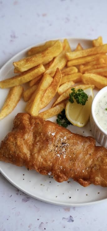 1 hake & Chips