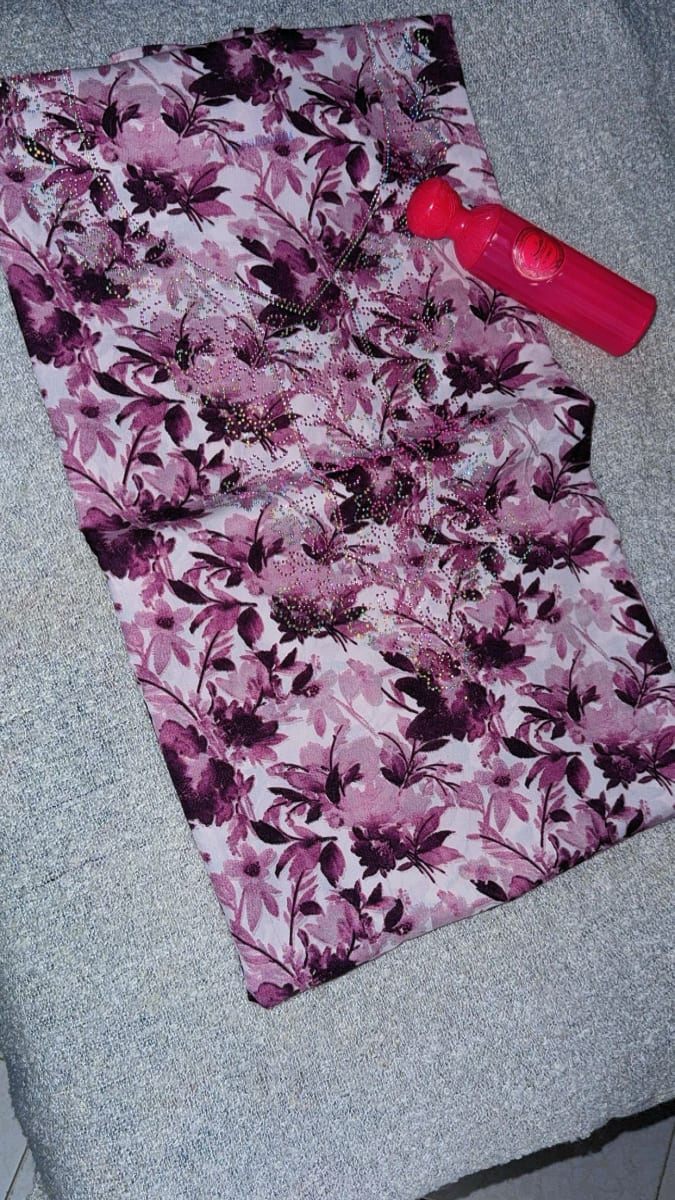 Mikhwar Andaloussi Rose Brode - Tissu Mariage 3ars Maroc couleur rose et violet - Mikhwar UAE authentique disponible au Maroc chez Zargue