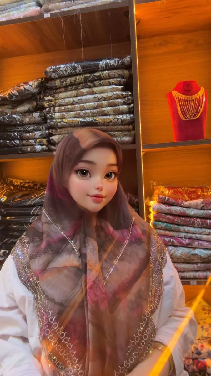 Foulard Carre Orange UAE Premium - Chale Mariage Maroc couleur orange et rouge - Foulard UAE authentique disponible au Maroc chez Zargue