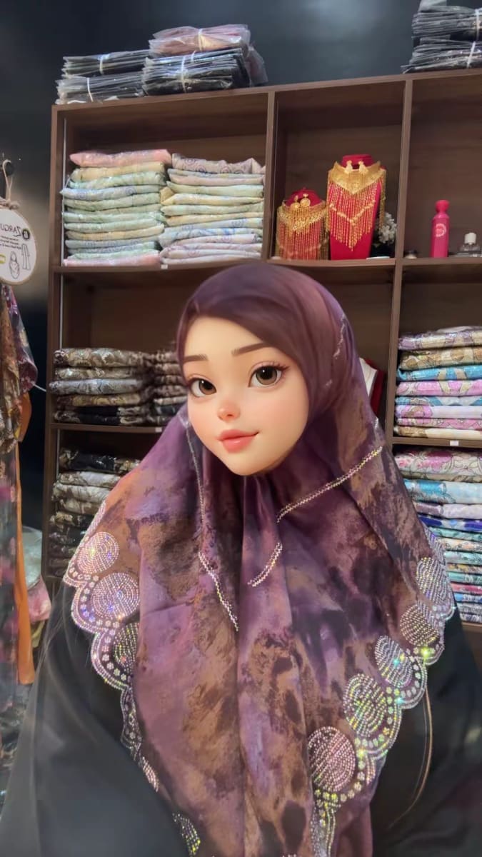 Foulard Carre Violet UAE Premium - Chale Mariage Maroc couleur violet et doré - Foulard UAE authentique disponible au Maroc chez Zargue