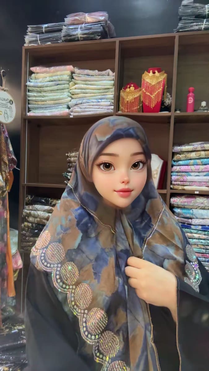 Foulard Carre Bleu UAE Premium - Chale Mariage Maroc couleur bleu et dore - Foulard UAE authentique disponible au Maroc chez Zargue
