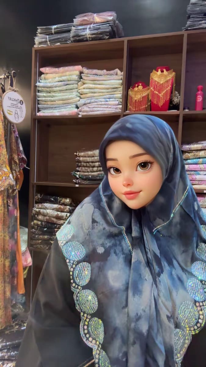 Foulard Carre Bleu UAE Premium - Chale Mariage Maroc couleur bleu et dore - Foulard UAE authentique disponible au Maroc chez Zargue