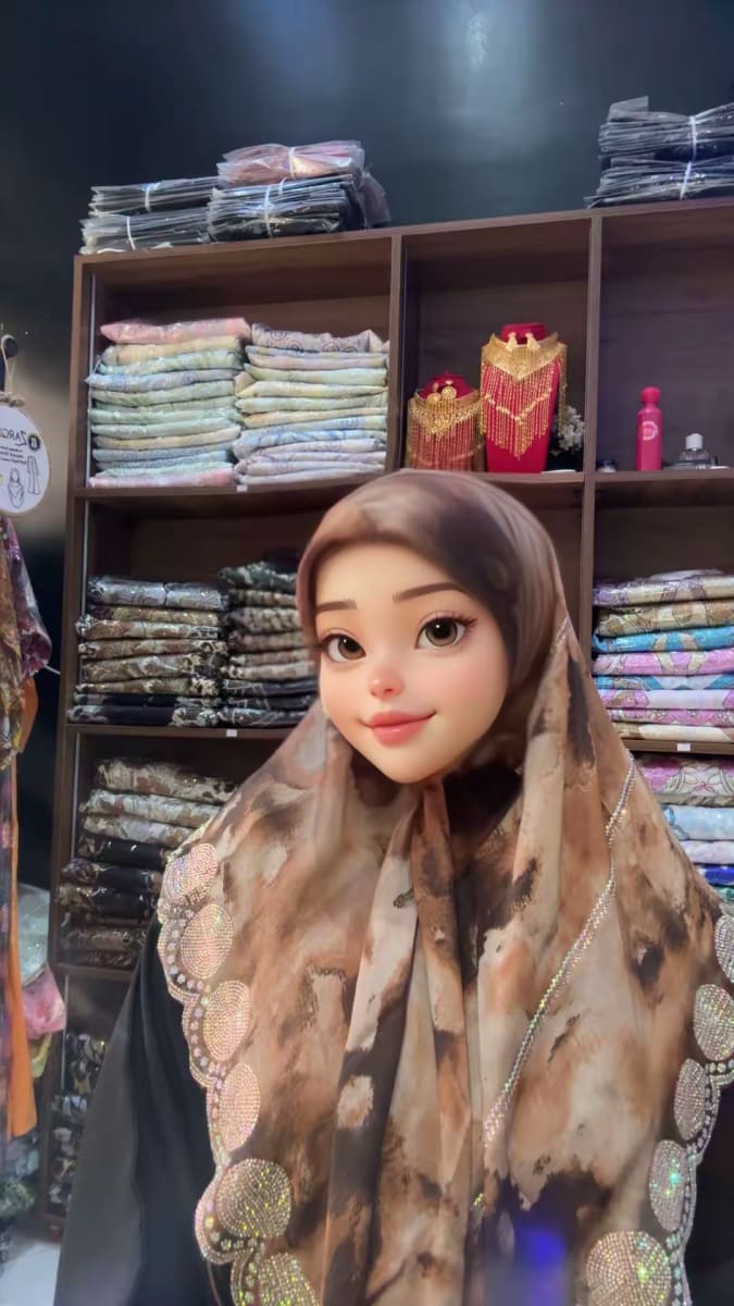 Foulard Carre Beige UAE Premium - Chale Mariage Maroc couleur beige et dore - Foulard UAE authentique disponible au Maroc chez Zargue
