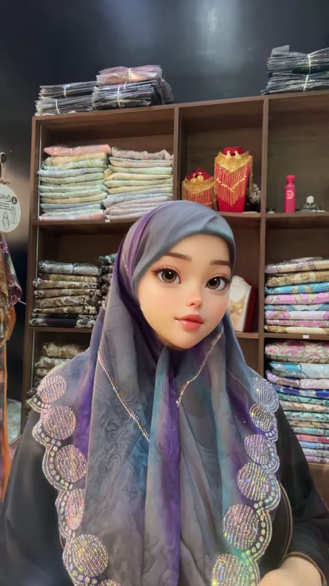 Foulard Carre Violet UAE Premium - Chale Mariage Maroc couleur violet et gris - Foulard UAE authentique disponible au Maroc chez Zargue