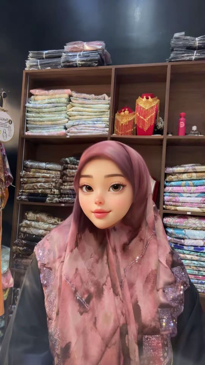 Foulard Carre Rose UAE Premium - Chale Mariage Maroc couleur rose et dore - Foulard UAE authentique disponible au Maroc chez Zargue