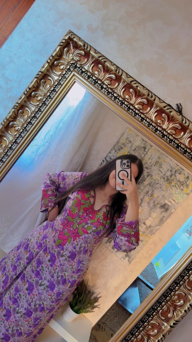 Mikhwar Andaloussi Violet Brode - Tissu Mariage 3ars Maroc couleur violet et rose - Mikhwar UAE authentique disponible au Maroc chez Zargue